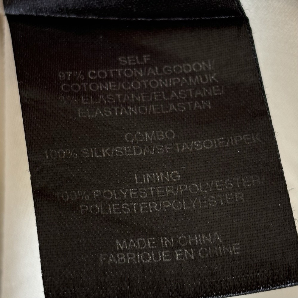 Tibi Silk Dress Blue Black Abstract Artsy Ombré Drop Waist 4‎ Mini Sleeveless - Picture 10 of 11